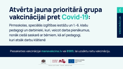 Pedagogu vakcinācija 1