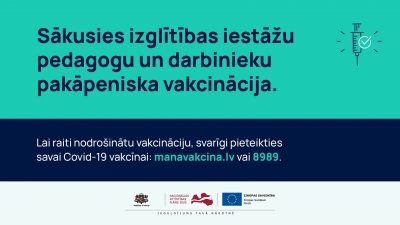 Pedagogu vakcinācija 2