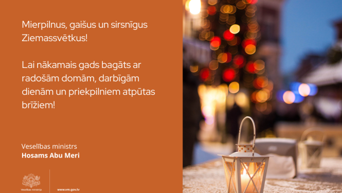 ministra apsveikums