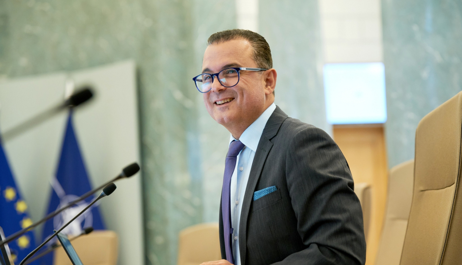 Ministrs Hosams Abu Meri. Foto: Gatis Rozenfelds, Valsts kanceleja