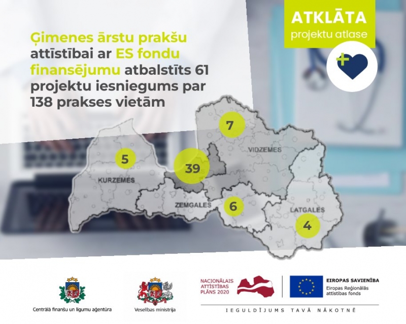 ESF atbalsts ģimenes ārstu praksēm