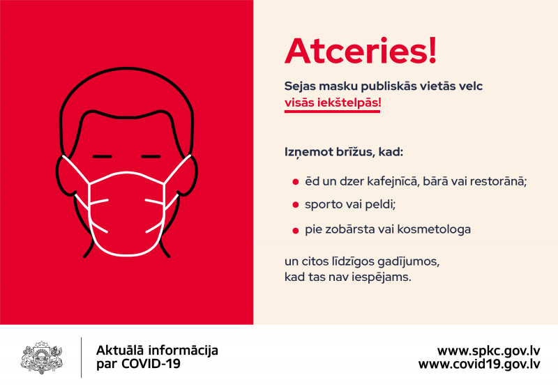 Sejas maskas no 27. oktobra