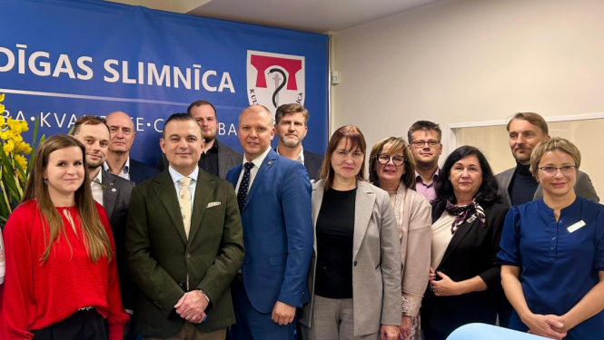 Veselības ministrs Hosams Abu Meri darba vizītē apmeklē Kuldīgu