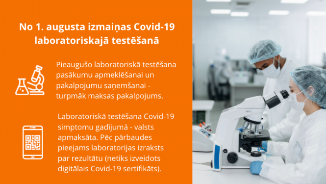 Testēšana no 1.augusta