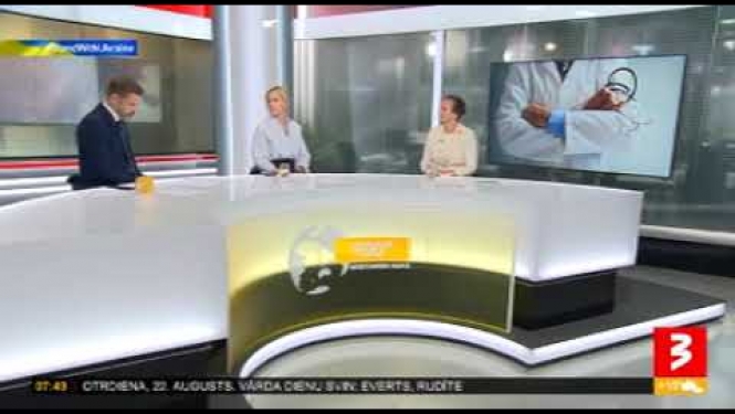 Veselības ministres Līgas Meņģelsones saruna TV3 par mediķu atalgojumu, u.c. aktualitātēm nozarē