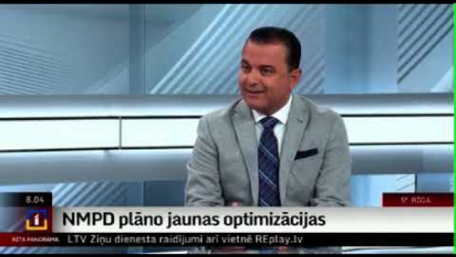 Veselības ministra Hosama Abu Meri saruna LTV "Rīta Panorāma" par jauno zāļu cenu reformu, u.c.