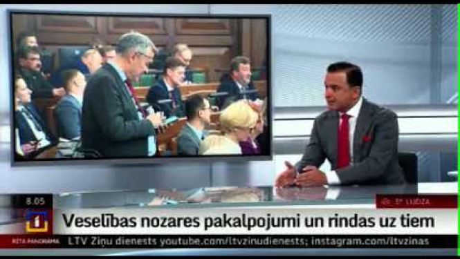 Veselības ministra Hosama Abu Meri saruna LTV par veselības nozares budžetu 2026., u.c. aktualitātēm