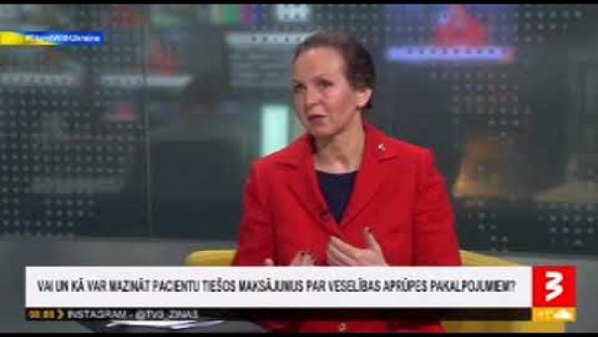 Veselības ministres Līgas Meņģelsones saruna TV3 par finansējumu veselības aprūpes pakalpojumiem