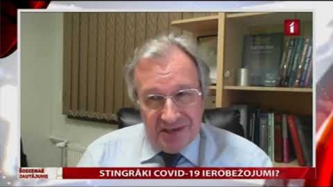 VM parlamentārais sekretārs Dūrītis un RSU prof. Briģis LTV par vīrusa izplatības ierobežojumiem