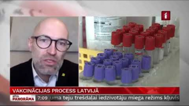 Veselības ministra Daniela Pavļuta saruna LTV par vakcinācijas procesu Latvijā
