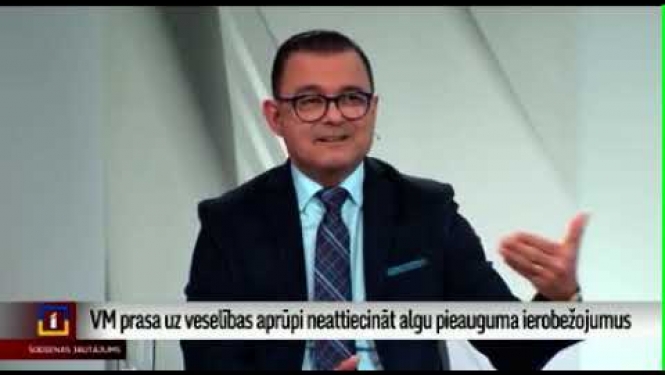 Veselības ministra Hosama Abu Meri intervija LTV par papildu naudu NMPD brigāžu izveidei, u.c.