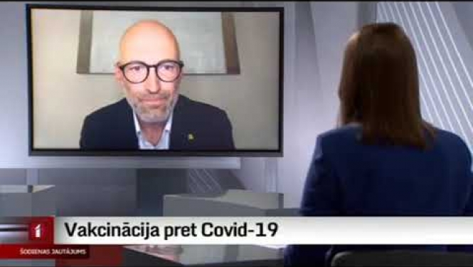 Veselības ministra Pavļuta saruna par slimnīcu noslodzi, pieaugot Covid-19 saslimstības rādītājiem
