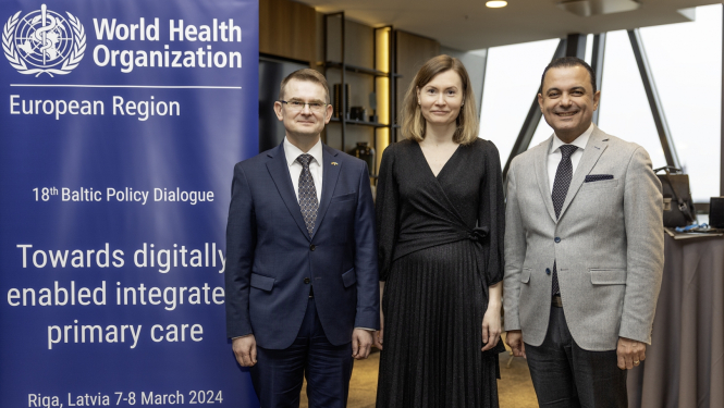Trīs Baltijas valstu veselības ministri