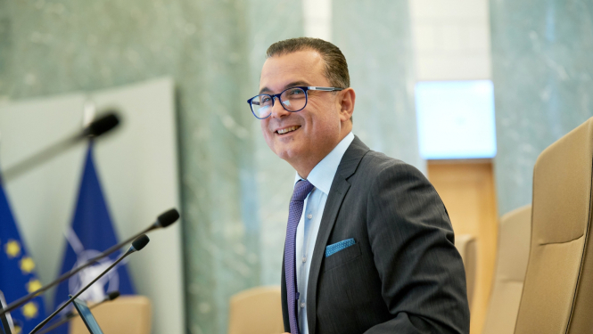 Ministrs Hosams Abu Meri. Foto: Gatis Rozenfelds, Valsts kanceleja