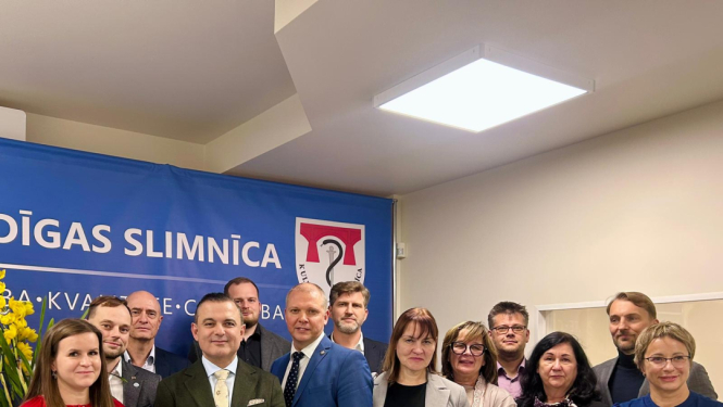 Veselības ministrs Hosams Abu Meri darba vizītē apmeklē Kuldīgu