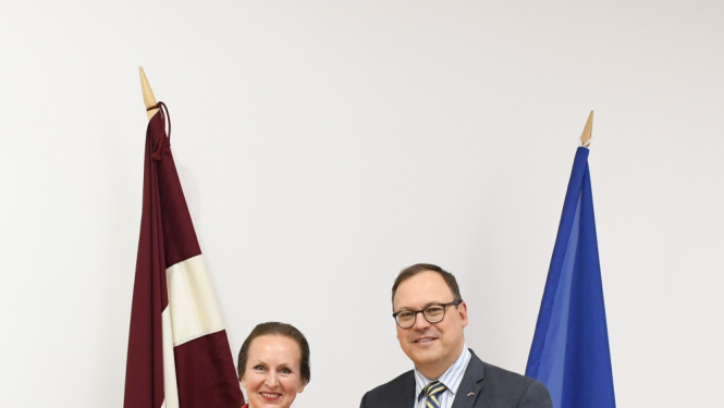 Tikšanās ar Igaunijas Ārkārtējo un pilnvaroto vēstnieku Latvijā