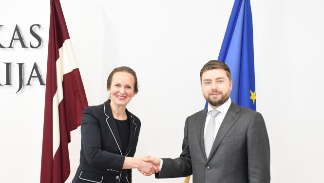 Tikšanās ar Ukrainas vēstnieku Latvijā