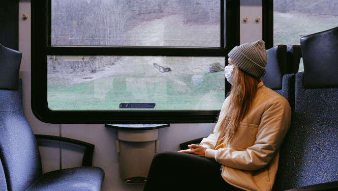 Cilvēks sabiedriskajā transportā