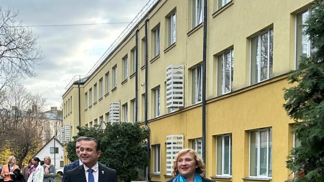 Veselības ministrs Hosams Abu Meri darba vizītē apmeklē Rīgas Psihiatrijas un narkoloģijas centru