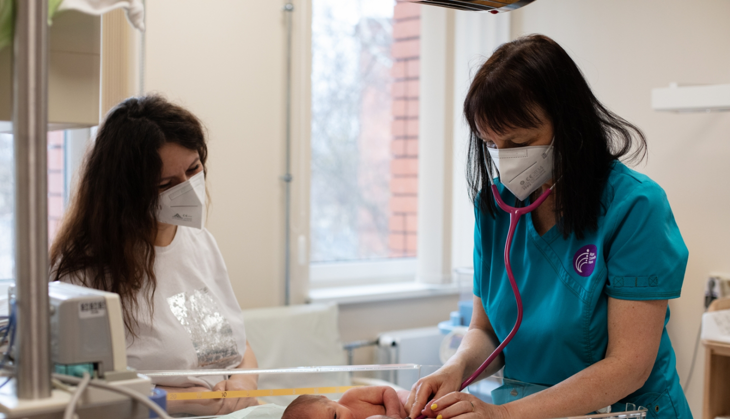 FOTO no Rīgas Dzemdību nama arhīva, kur Ukrainas iedzīvotājai 2022. gadā piedzima dvīnīši