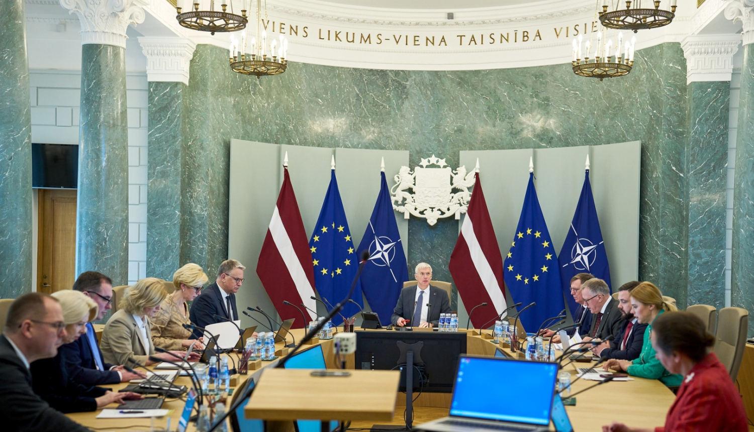 Valdības sēde. Foto: Gatis Rozenfelds, Valsts kanceleja