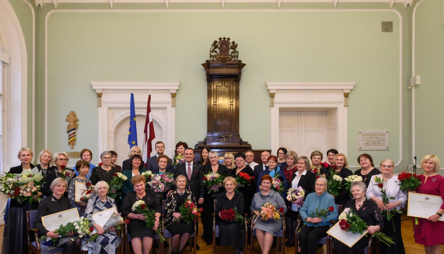 VM apbalvošana 10.novembrī