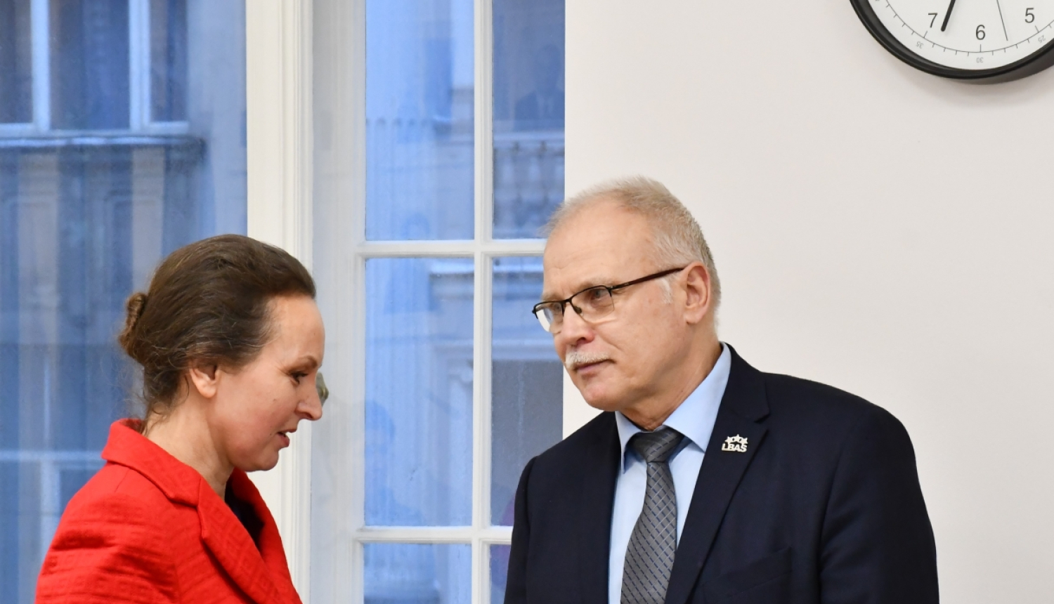 Veselības ministre Līga Meņģelsone tiekas ar LVSADA priekšsēdētāju Valdi Keri