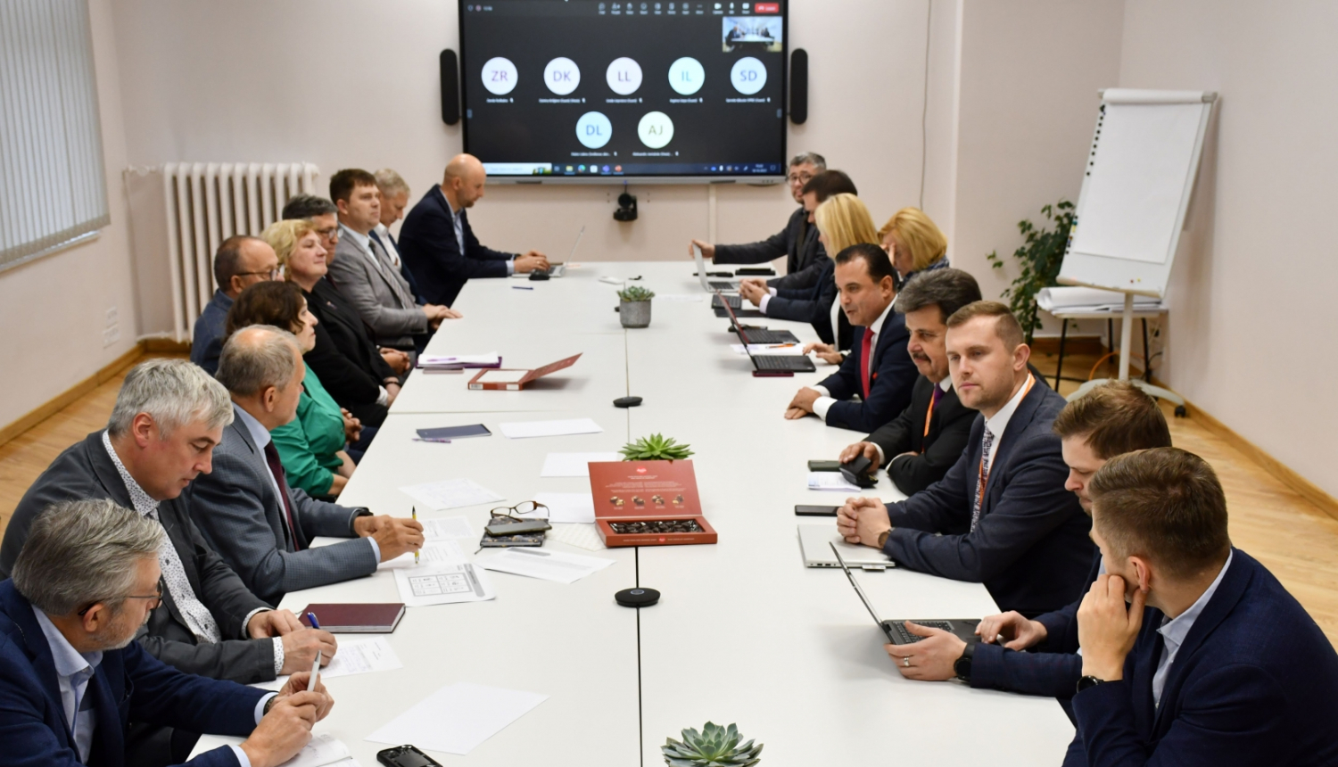 Veselības ministrs Hosams Abu Meri tiekas ar Latvijas Slimnīcu biedrību