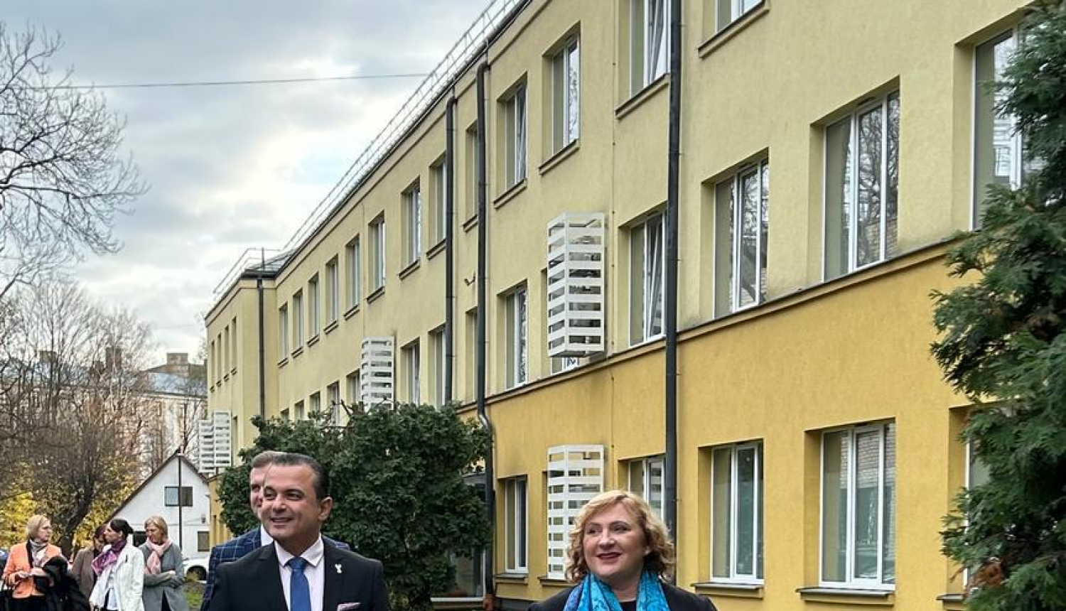 Veselības ministrs Hosams Abu Meri darba vizītē apmeklē Rīgas Psihiatrijas un narkoloģijas centru