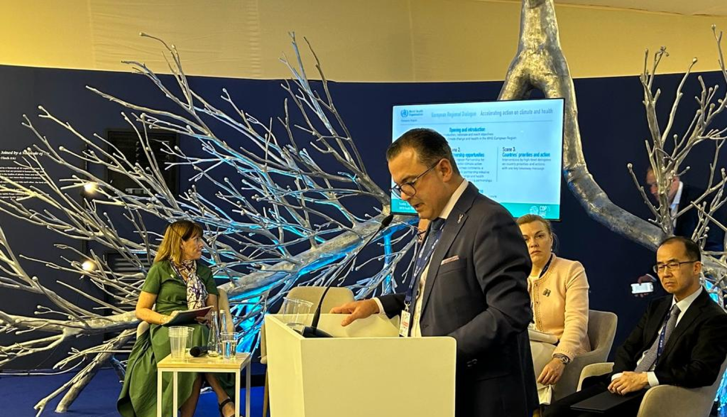 Veselības ministrs piedalās ANO Klimata pārmaiņu konferencē COP28 