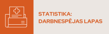 Baneris "Statistikas dati par darbnespējas lapām"