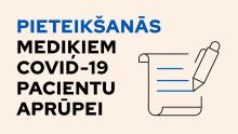 Pieteikšanās mediķiem Covid-19 pacientu aprūpei
