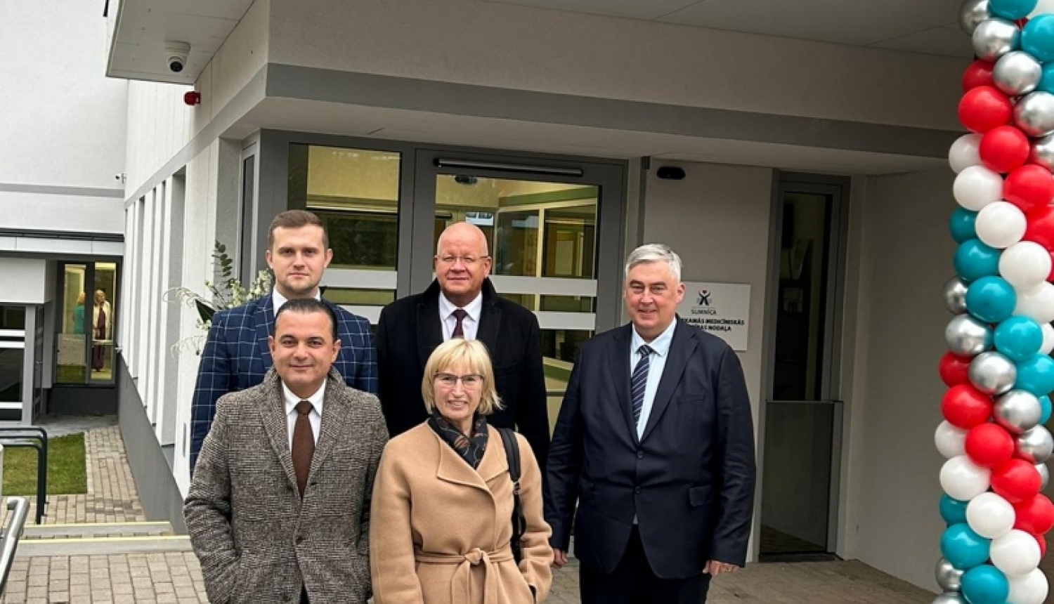 Veselības ministrs Hosams Abu Meri apmeklē Ziemeļkurzemes reģionālo slimnīcu