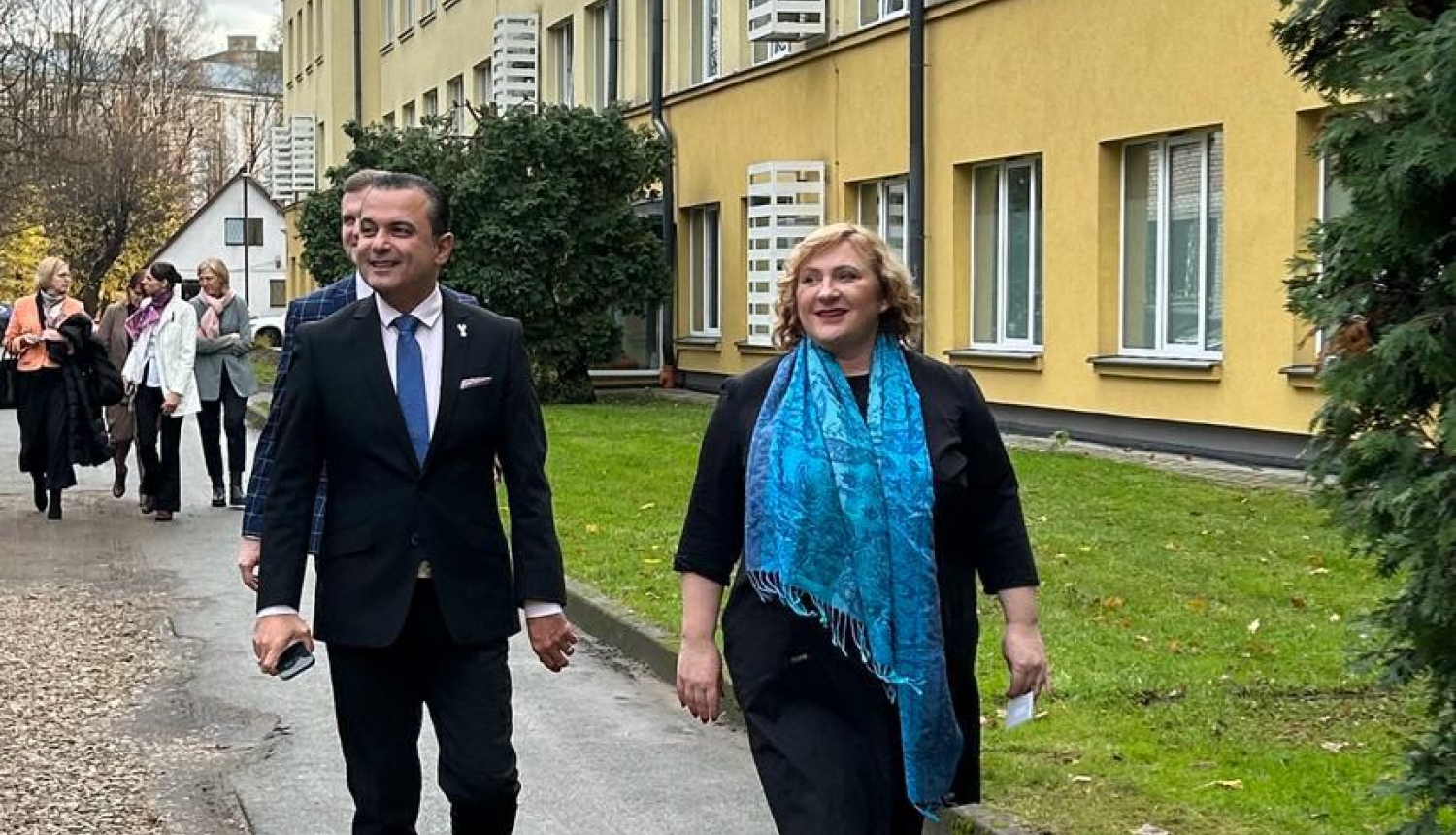 Veselības ministrs Hosams Abu Meri darba vizītē apmeklē Rīgas Psihiatrijas un narkoloģijas centru